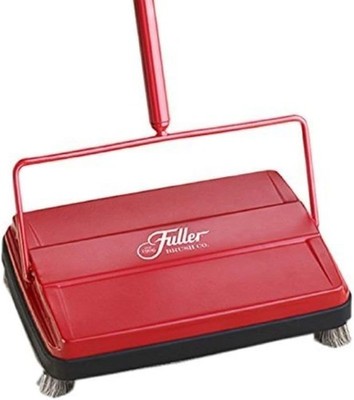 Electrostatic Carpet & Floor Sweeper - 9  Path, Lightweight & Portable Red