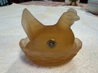 Westmoreland Peach Satin Frosted Hen on Nest — photo 1