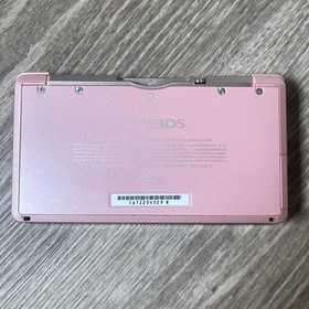 Nintendo 3DS Rose Pink Handheld System Hello Kitty Case 4 Games With Charger