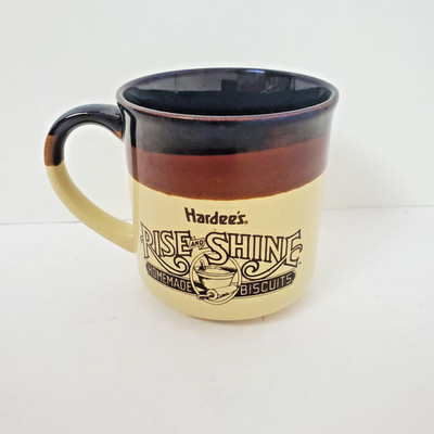 Vintage  Hardees Rise and Shine Homemade Biscuits Coffee Mug
