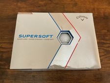 IRREGULAR SET Dozen Callaway Supersoft 2023 Golf Balls White 12 Pack Super Soft