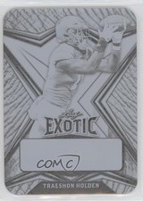 2022 Leaf Exotic Printing Plate Black Elephant 1/1 Traeshon Holden #BA-TH1 2q0