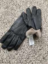 Coach Leather Mens Gloves size: L