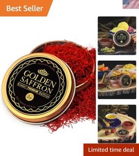 Finest 2g Pure Saffron Threads - Grade A Super Negin for Culinary Delights