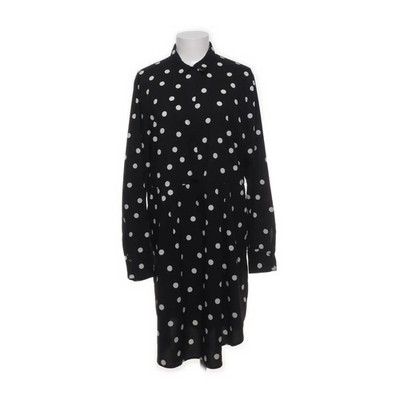 Mango Basics, Blusenkleid, Größe: XL, Schwarz/Weiß, Gepunktet, Damen #wVl