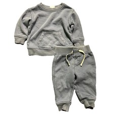 Baby Gap Blue Crewneck Sweatshirt Sweatpants Set Size 6-12 Months