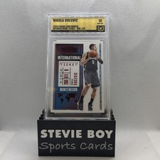2020-21 Panini Contenders International Ticket Nikola Vucevic #25 Red GEM-MT 10
