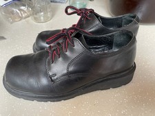 Vintage Square Toe Dr Marten Made In England Black - 4M/ 6W