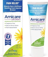 Boiron Arnicare Ointment for Soothing Relief of Joint Pain, Muscle Pain, 1 oz