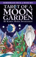 Karen Marie Swei Borderless Tarot Of A Moon Garden Deck Bo (Mixed Media Product)