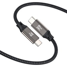 Getrish 80Gbps Thunderbolt 5 Cable, up to 120Gbps Bandwidth, 240W Fast...