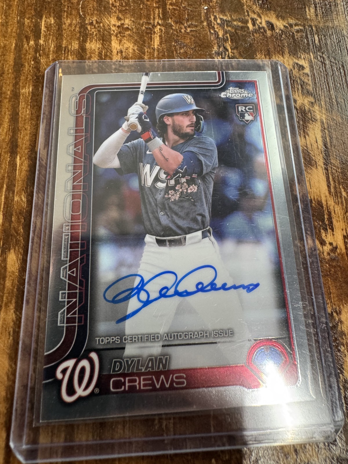 2025 Topps Chrome - Rookie Autographs Dylan Crews #RA-DC (AU, RC)
