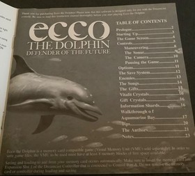 Lot 2 Sega Dreamcast SONIC ADVENTURE-ECCO THE DOLPHIN-DEFENDER FUTURE, Untested