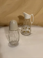 Vintage Gemco Corning Corelle Sugar Shaker Pour Container Beige Sandstone Lid