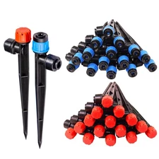 32 Pack New Easy-Connect Drip Emitters Sprays for 1/4" Drip Irrigation Tubing...