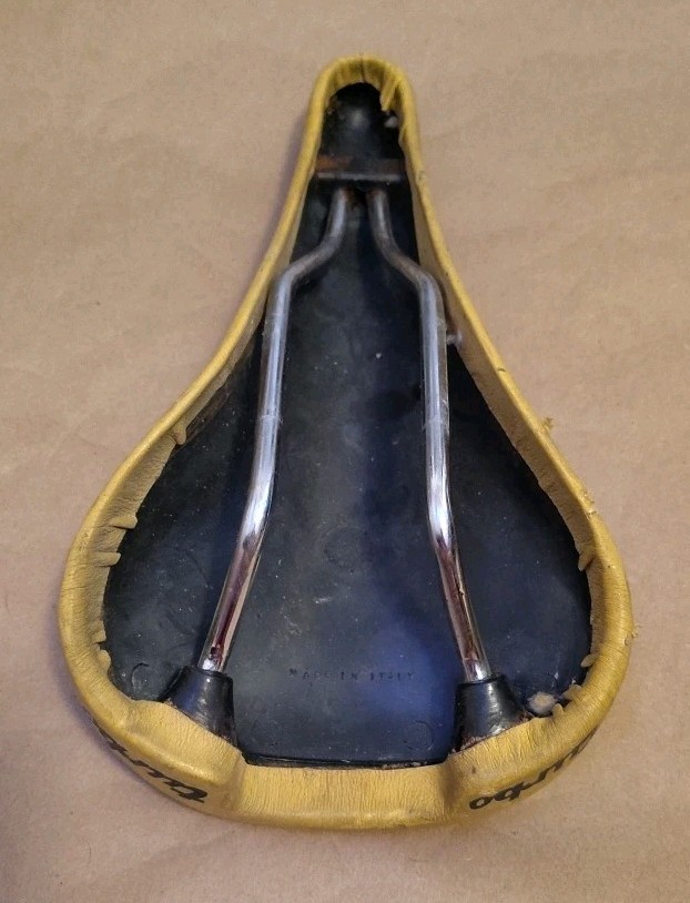 Vintage Selle Italia XO Selle Noir Daim FeC Rails Alliage