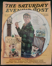 Vtg Saturday Evening Post March April 1973 The Four Freedoms Norman Rockwell