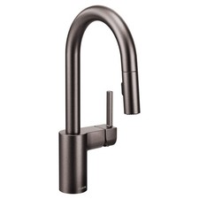 Moen 5965BLS Black Stainless One-Handle Pulldown Bar Faucet