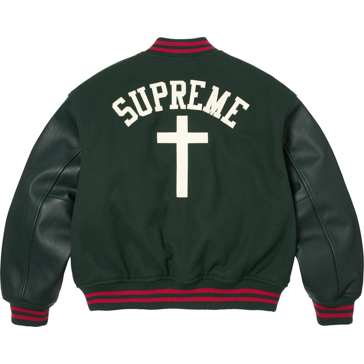 supreme Cross Varsity Jacket 黒　L Supreme Cross Varsity Jacket Dark Green Black 2colors 26SS | eBay