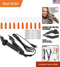 Luxury Hair Extensions Tool Set: Fusion Iron & Protectors for Effortless Styles