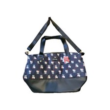 Sanrio Hello Kitty Duffle Bag Bioworld Large Travel Weekender Tote Black NWT