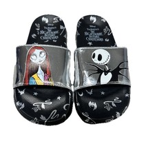 Disney Nightmare Before Christmas Women's Size 9 NWOT Metallic Slide Sandals