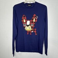 Desquared2 Boys Navy Crew Neck Long Sleeve 10...