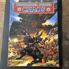 Warhammer  fantasy battle Chaos army book. 4th edition. 1996 OOP, VGC, Oldhammer