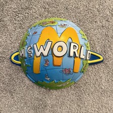 McDonald's McWorld Vacuform Sign 1994 90s Nickelodeon Advertising Display RARE