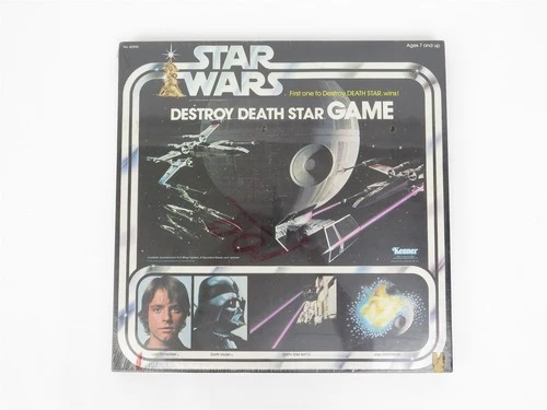 NOS Vintage 1977 Star Wars Board Game Destroy Death Star Game No. 40250 Kenner