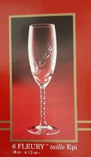 Flute Champagne CRISTAL D'ARQUES 18 cl modèle FLEURY EPI / Quantité au choix !!!