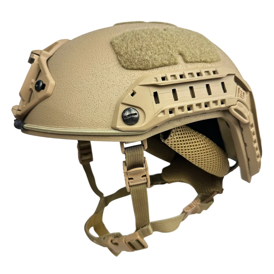 SBD-TACTICAL Coyote Brown Super High Cut NIJ IIIA FAST SF Maritime Combat Ballistic Helmet