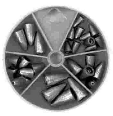 Eagle Claw 2180-005 27PC Wurm Gewicht Sortiment