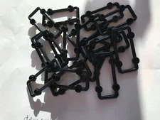 LEGO- NEW #23444-BLACK-BAR 1 X 6 X 3 W/4 STUDS-10 PIECES