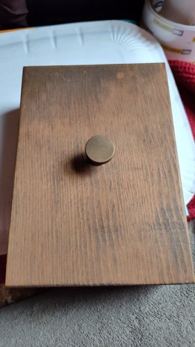 Vintage Kartenbox aus Holz - Bild 1 von 10