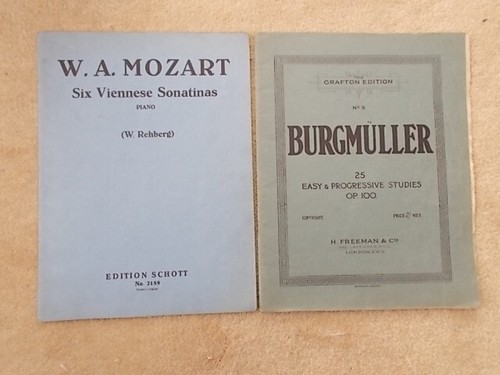 JOB LOT OF 10 VINTAGE SHEET MUSIC BOOKS CLASSICAL MUSIC ref22 - Imagen 2 de 6