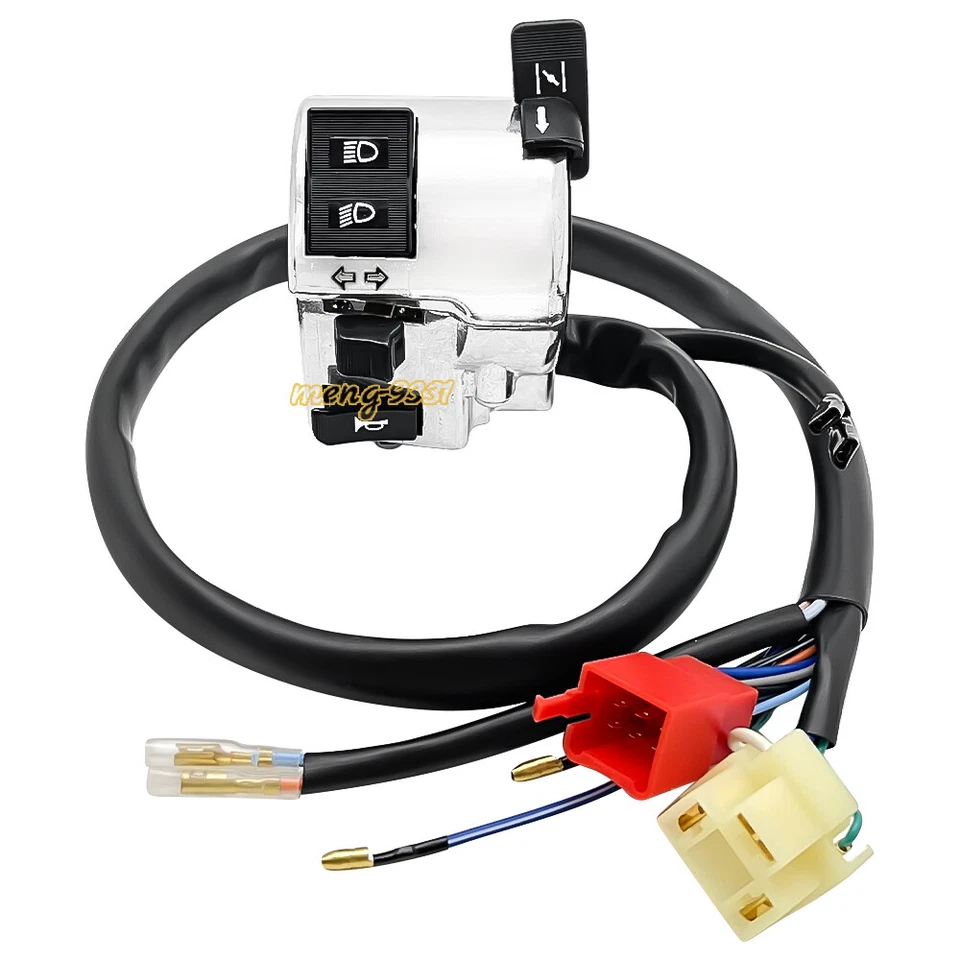 Interruptor de luz de señal de giro del manillar izquierdo para Honda Valkyrie 1500 GL1500 1997-2003 Foto 3 de 4