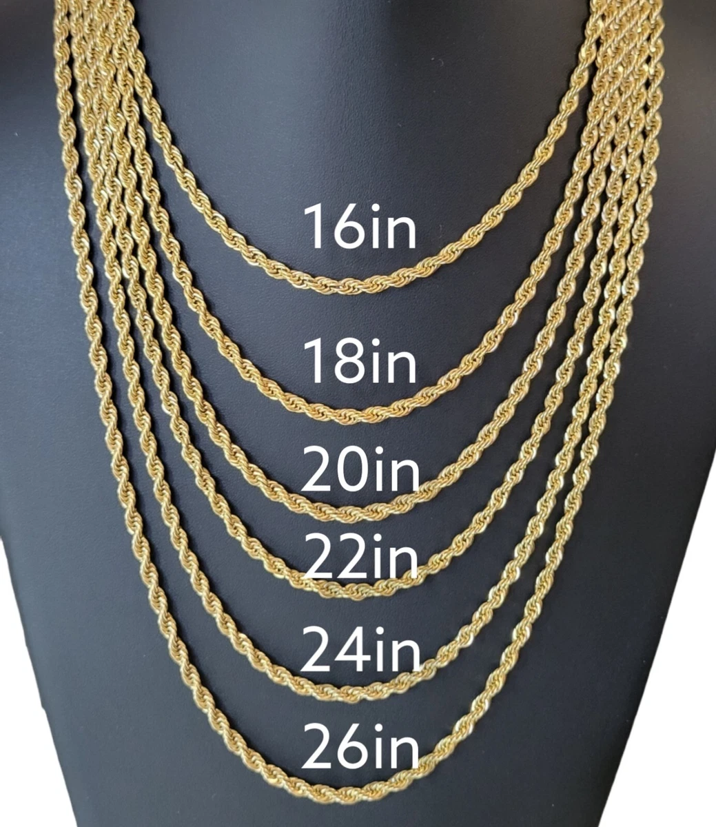 18K Gold Plated Mens Necklace With Classic Curb Cuban Chain 6MM/55CM Hip  Hop Jewelry From Tgrff, $21.92 | DHgate.Com