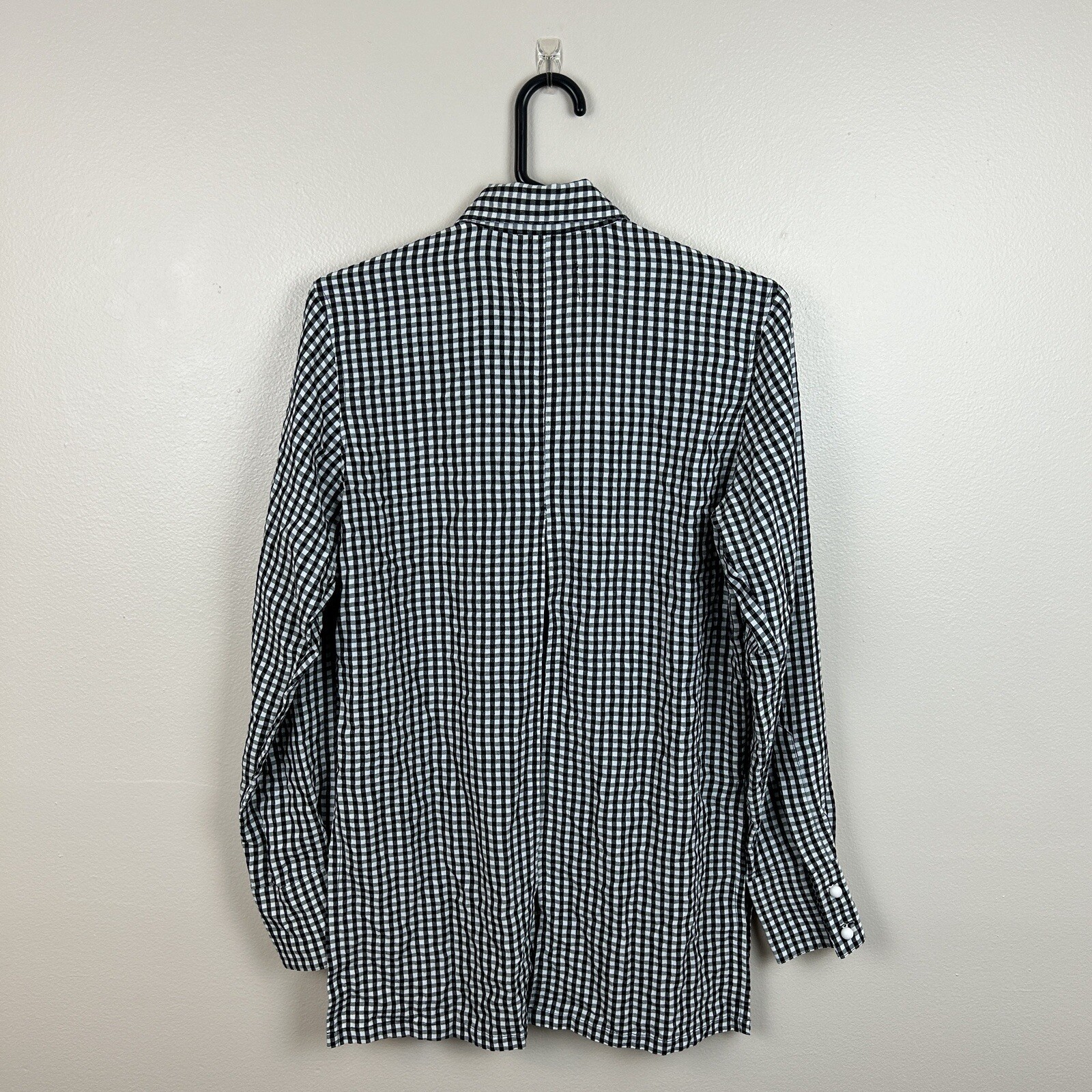 Solid & Striped Women's Gingham Button Down Shirt… - image 9