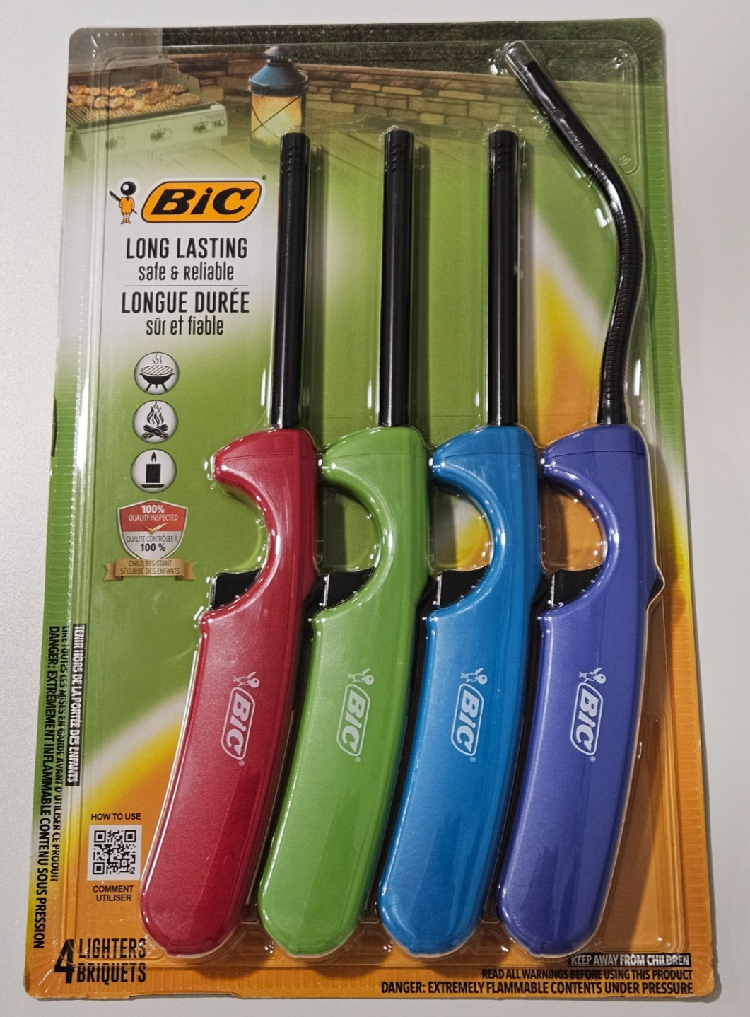 Bbq Candle Fireplace Cookout Pilot Assorted
