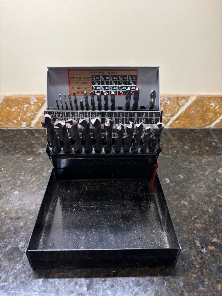 Índice de taladro CRAFTSMAN 1/16"-1/2" por 1/64" Foto 2 de 4