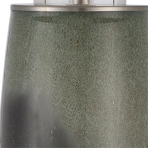 Uttermost Campa Transitional Iron and Cotton Table Lamp in Blue/Gray/Green - Picture 6 of 8