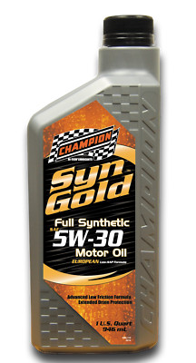 Champion Brands 4436H  SynGold Low SAPS European SAE 5W-30 Full Synthetic Oil /1
