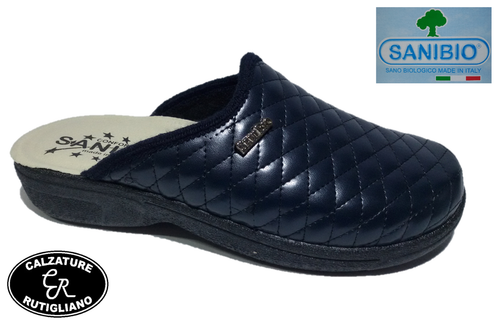 CIABATTE DONNA SANITARIA N.41 PANTOFOLE LINEA COMODA BLU PLANTARE CONFORT -  414 | eBay
