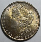 1900 Toned Morgan Silver Dollar MD58