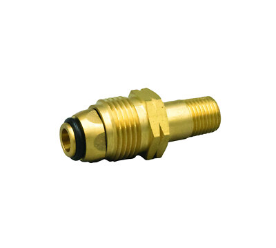Suburban LP-BPOL Brass Fitting Excess Flow POL Adaptor - Use with Two Stage Regu
