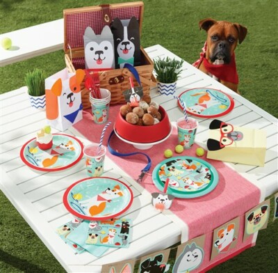 Dog Party Honeycomb Centerpiece 12