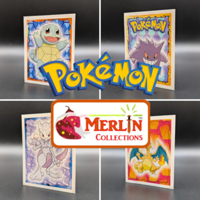 Pokemon ''Merlin Sticker'' Große Auswahl an einzelnen Sticker von 1999