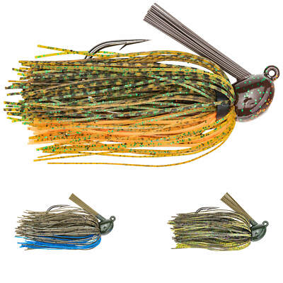 Strike King Hack Attack Flipping Jig Skirted Jig 14,2g Barsch Schwarzbarsch
