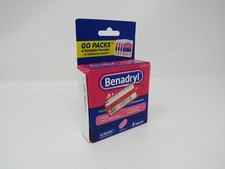 Johnson & Johnson Benadryl Allergy Tablets 8 ct Ultratabs Go Packs